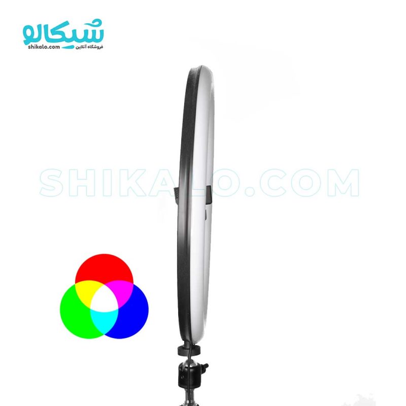 رینگ لایت مدل MJ33-RGB به همراه پایه - Image 2
