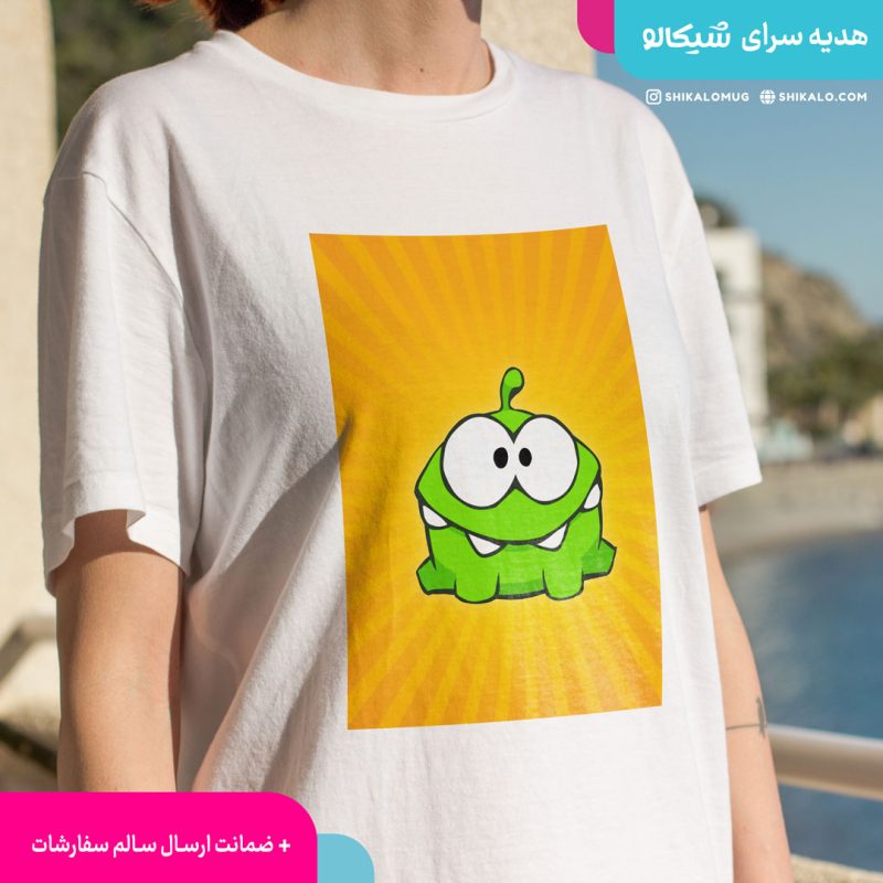 تیشرت طرح اوم نوم - Om Nom - Image 2