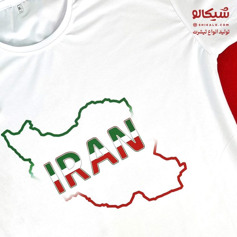 تیشرت-ایران تیشرت طرح نقشه ایران - جام جهانی - Image 1