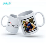 ماگ عاشقانه طرح بینهایت عاشقی