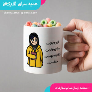 ماگ بهترین خانم مهندس دنیا