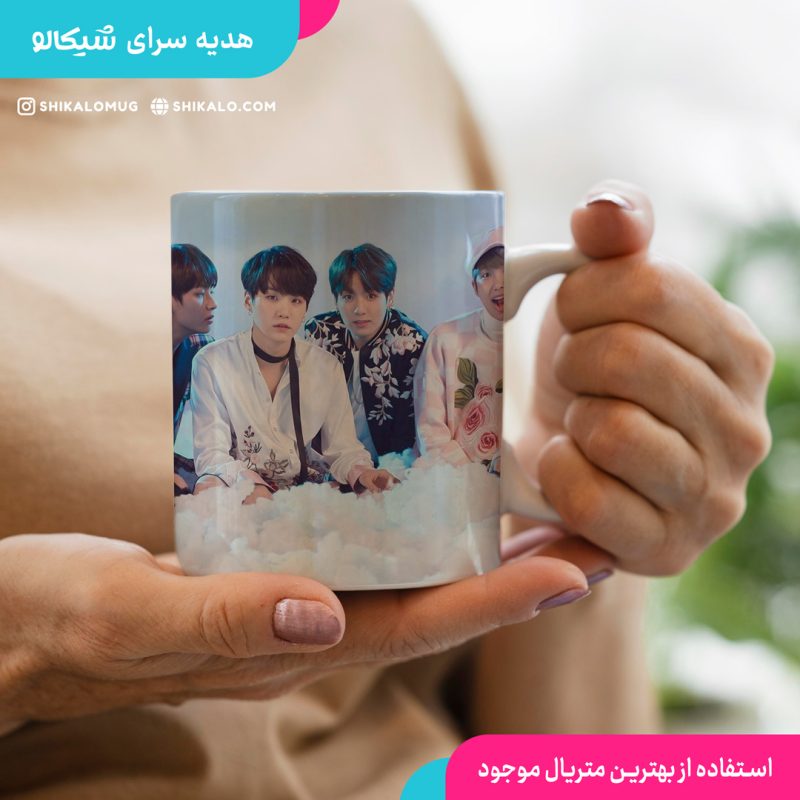 ماگ عکس گروه بی تی اس BTS - Image 4