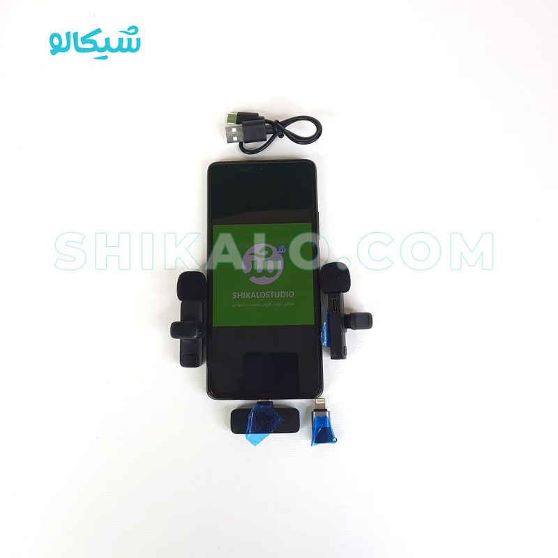 میکروفون بی سیم یقه ای مدل K9 میکروفون بی سیم یقه ای مدل K9
