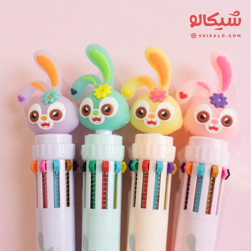 خودکار 10 رنگ خرگوش