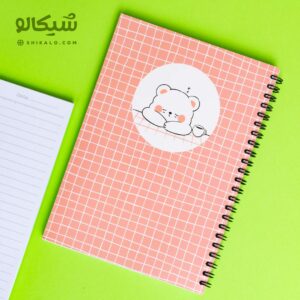 دفتر صورتی خرس خوابالو