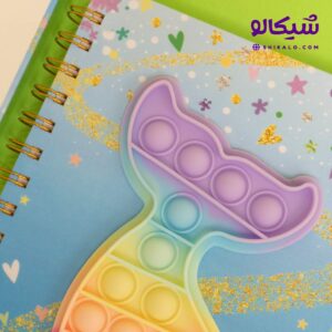 دفتر پاپیتی خط دار ماهی