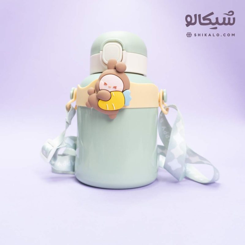 قمقمه استیل نی دار