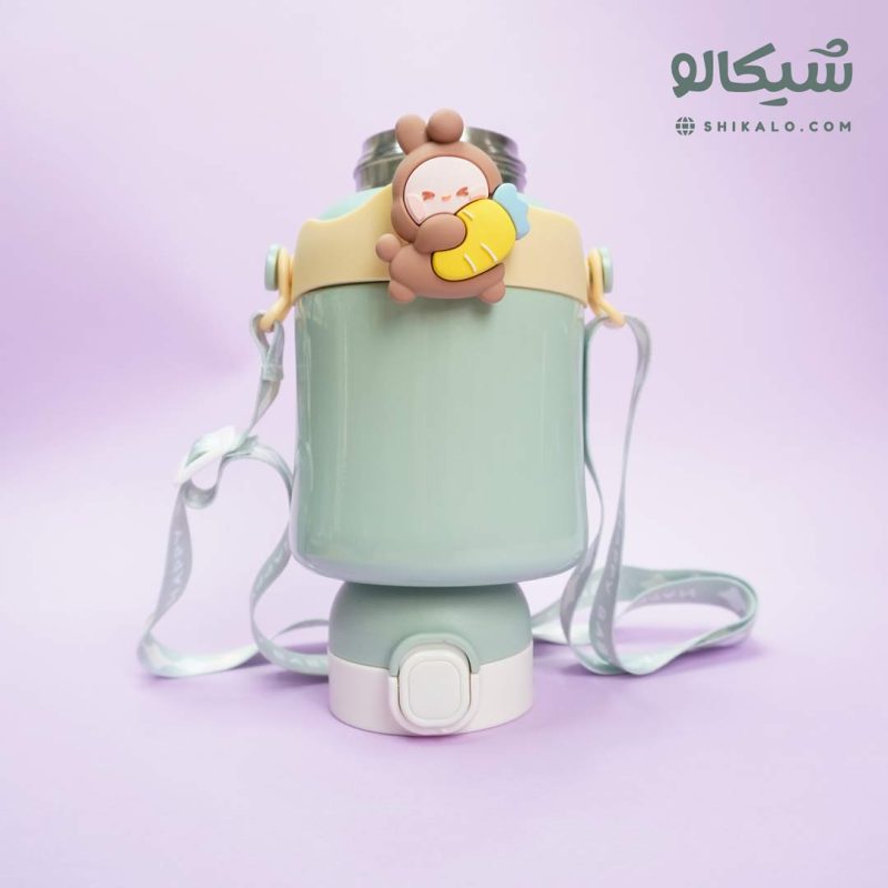 قمقمه استیل نی دار