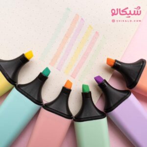 هایلایتر پاستیلی شش رنگ Sbide