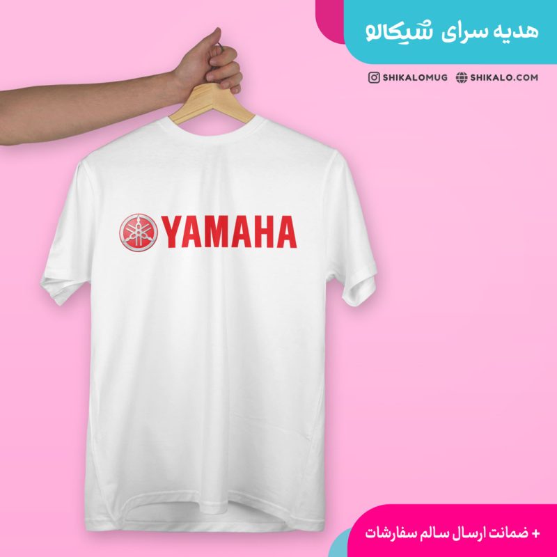 تیشرت-طرح-لوگو-موتور-یاماها