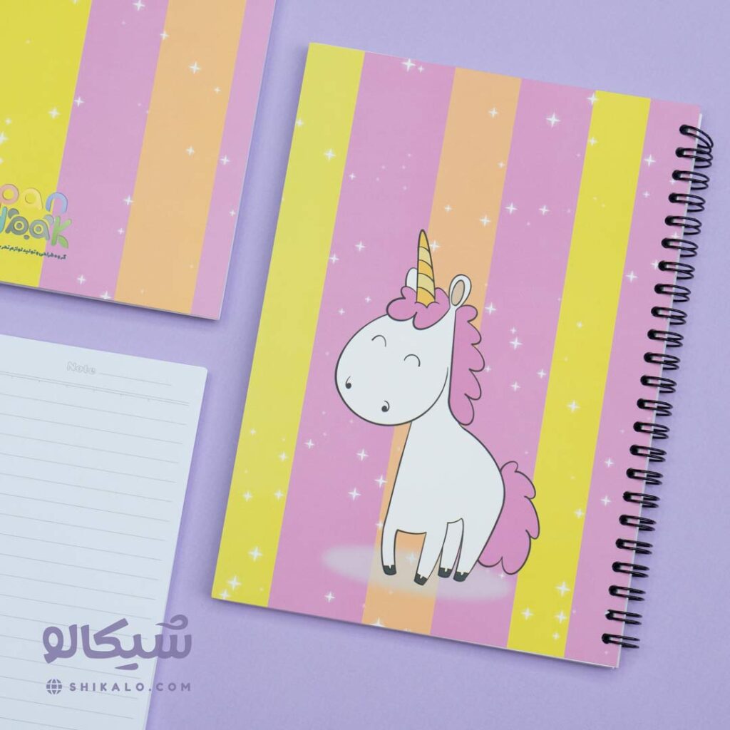 دفتر خط دار یونیکورن
