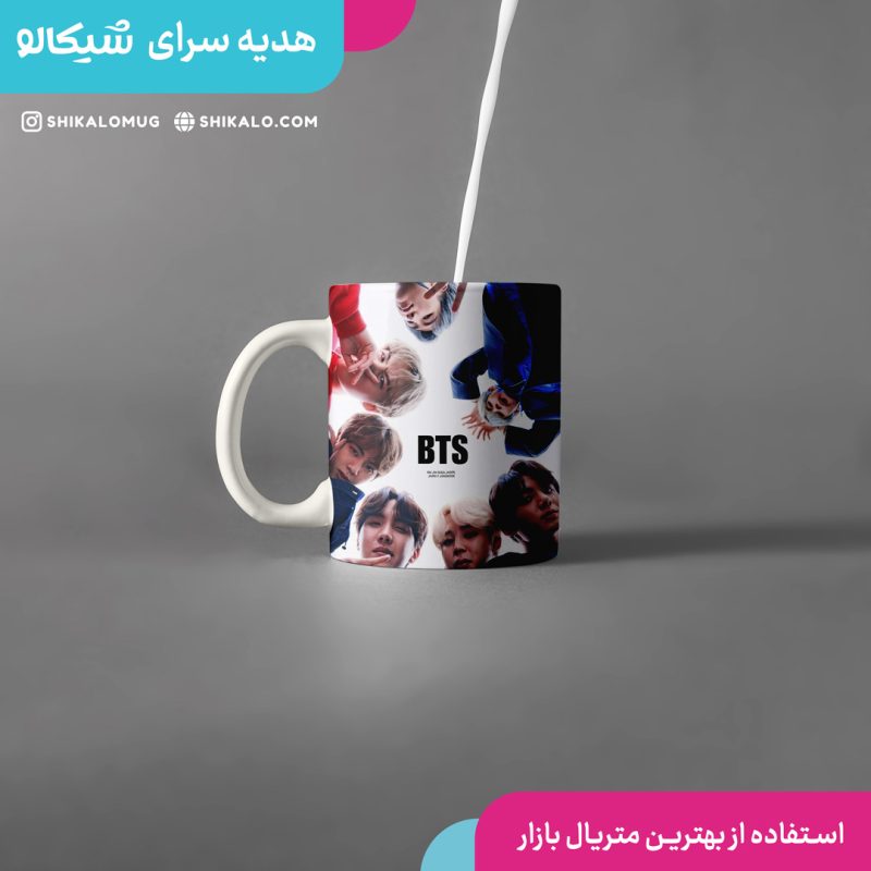 ماگ طرح گروه بی تی اس - Image 5