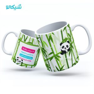 ماگ پاندا بازیگوش با عکس دلخواه