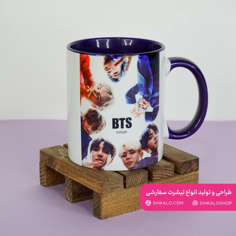 ماگ طرح گروه بی تی اس - Image 4