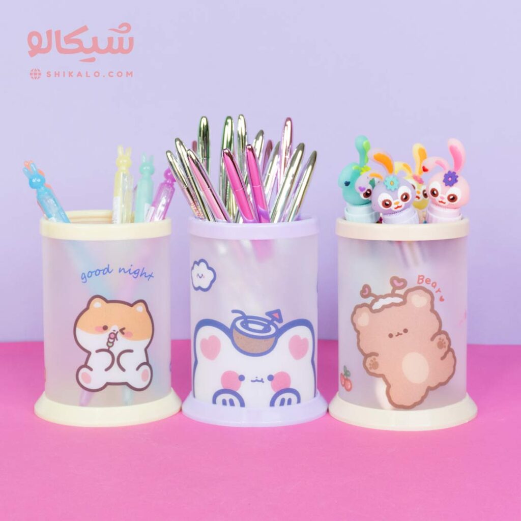 جامدادی رومیزی طلقی