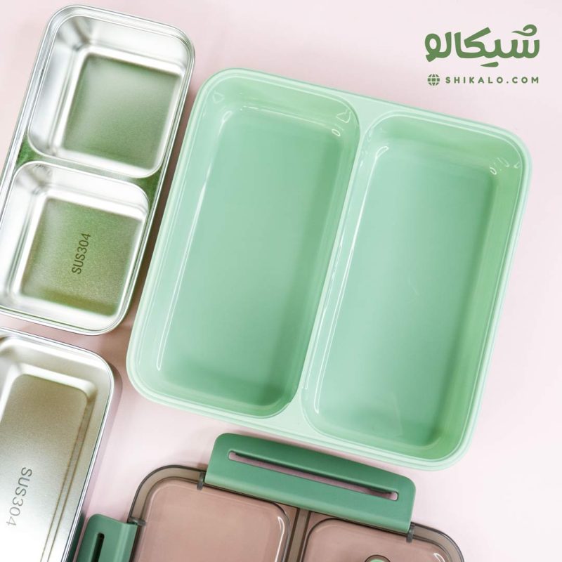 ظرف غذا داخل استیل lunch box