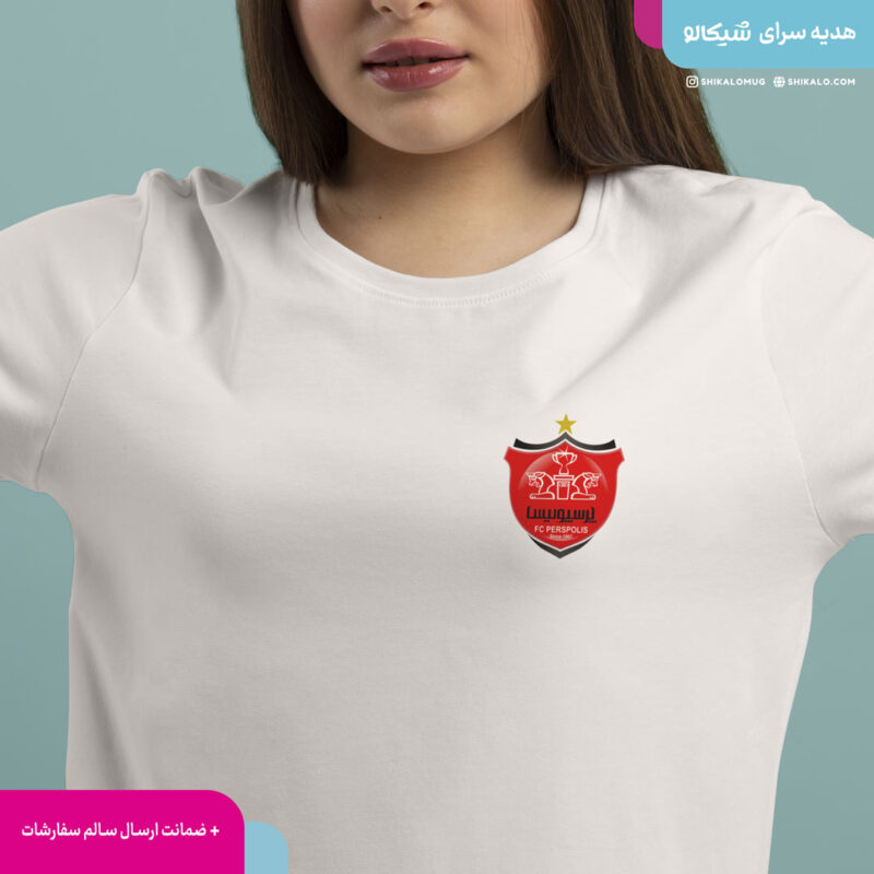 تیشرت پرسپولیس روی سینه