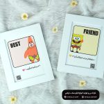 ست تابلو پاتریک و باب اسفنجی - کد17