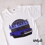 تیشرت نیسان آبی لات - Image 2
