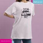 تیشرت پژو 206 آر سی