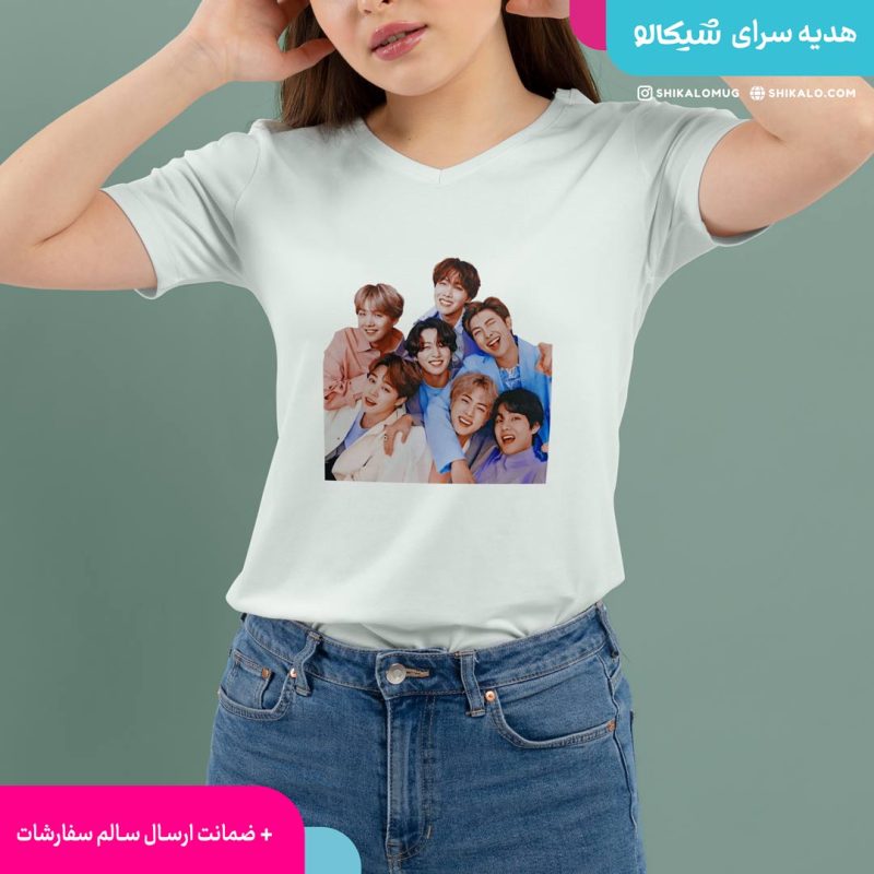 تیشرت گروه بی تی اس