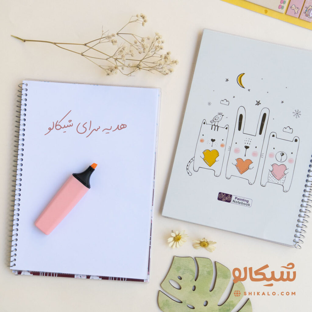 دفتر نقاشی سیمی 50 برگ خرگوش