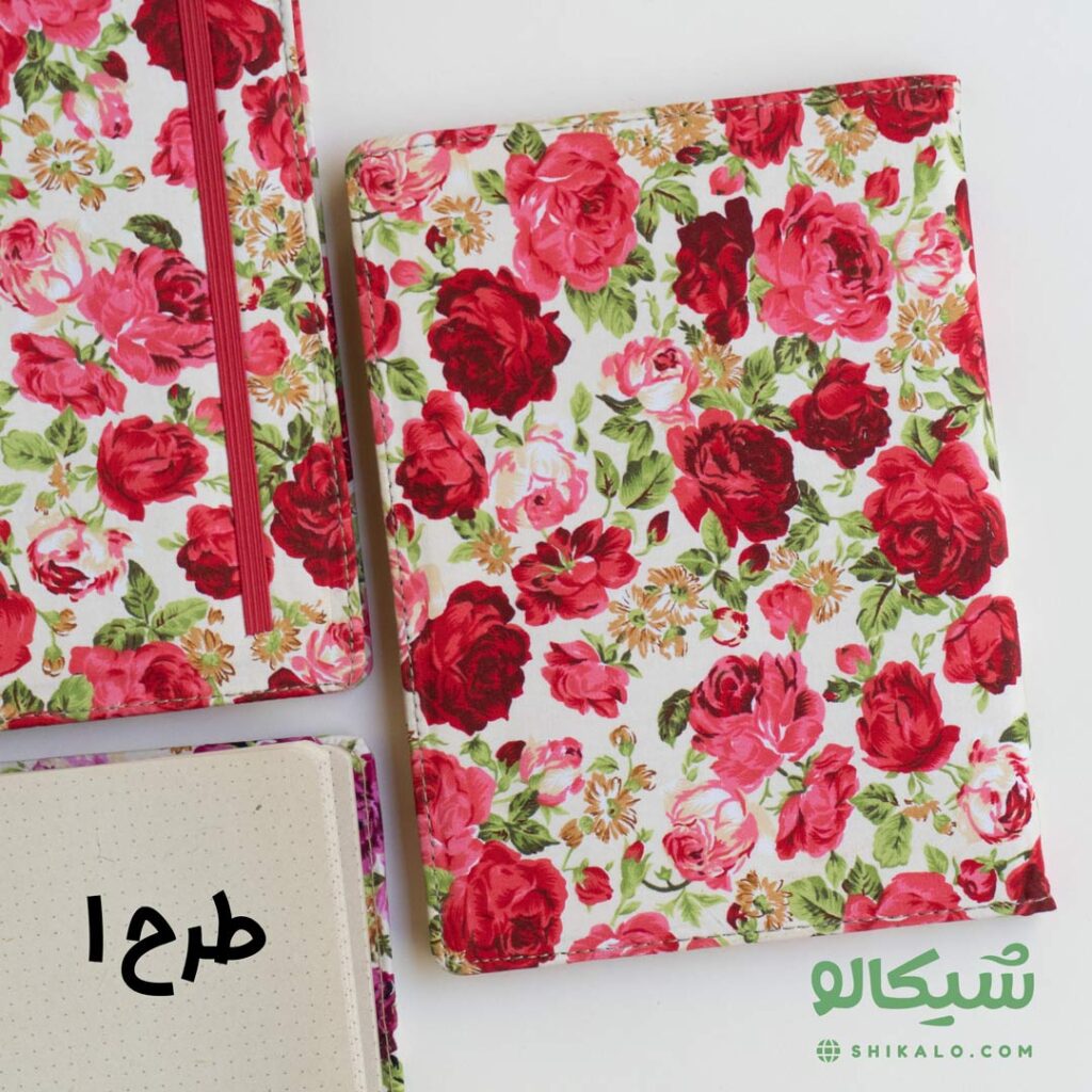 دفتر نقطه ای گل گلی