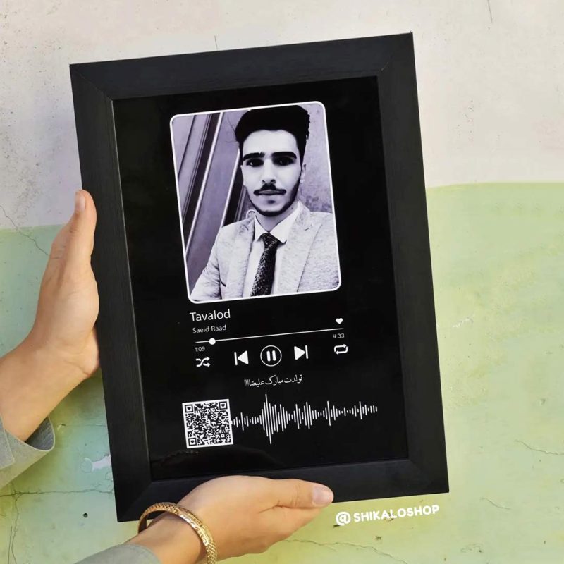 تابلو-مشکی-قاب-عکس تابلو موزیکال دارک موزیکال کد 21 - Image 1