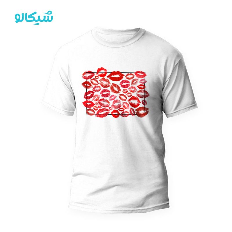 تیشرت-بوسه تیشرت طرح بوسه لب - Image 1