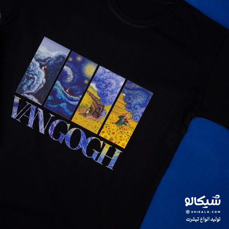 تیشرت مشکی  ونگوگ - Image 2