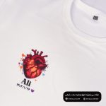 تیشرت ست قلب قرمز کد 13 - Image 5
