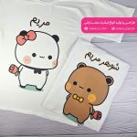 تیشرت ست گمبولی و گریزلی کد 10 - Image 3