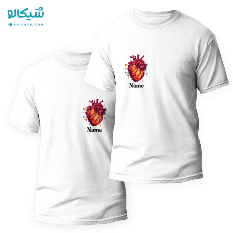 تیشرت ست قلب قرمز کد 13 - Image 3