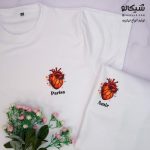 تیشرت ست قلب قرمز کد 13 - Image 2