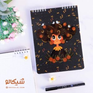 دفتر شطرنجی دخترپرتقالی