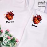 تیشرت ست قلب قرمز کد 13 - Image 6