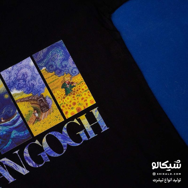 تیشرت مشکی  ونگوگ - Image 4
