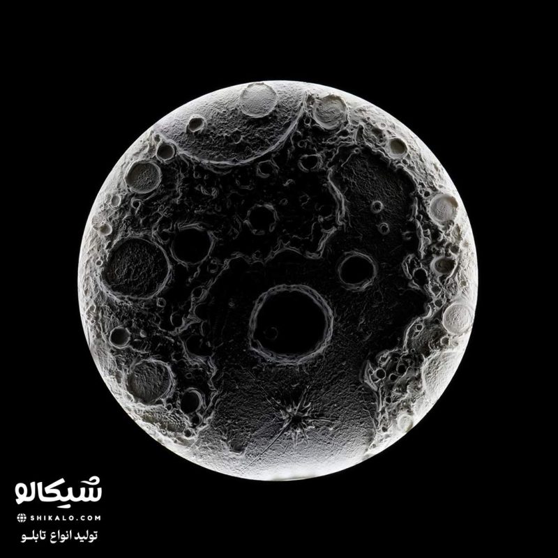 تابلو دکوراتیو ماه کامل ( چراغ خواب ) - Image 2