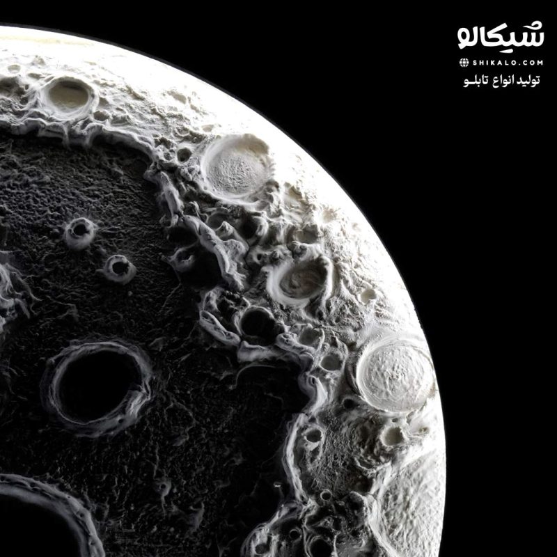 تابلو دکوراتیو ماه کامل ( چراغ خواب ) - Image 4