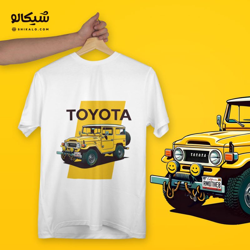 تیشرت طرح تویوتا لندکروز - Image 2