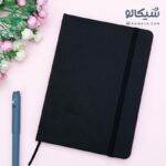 دفتر خط دار مشکی کوچک