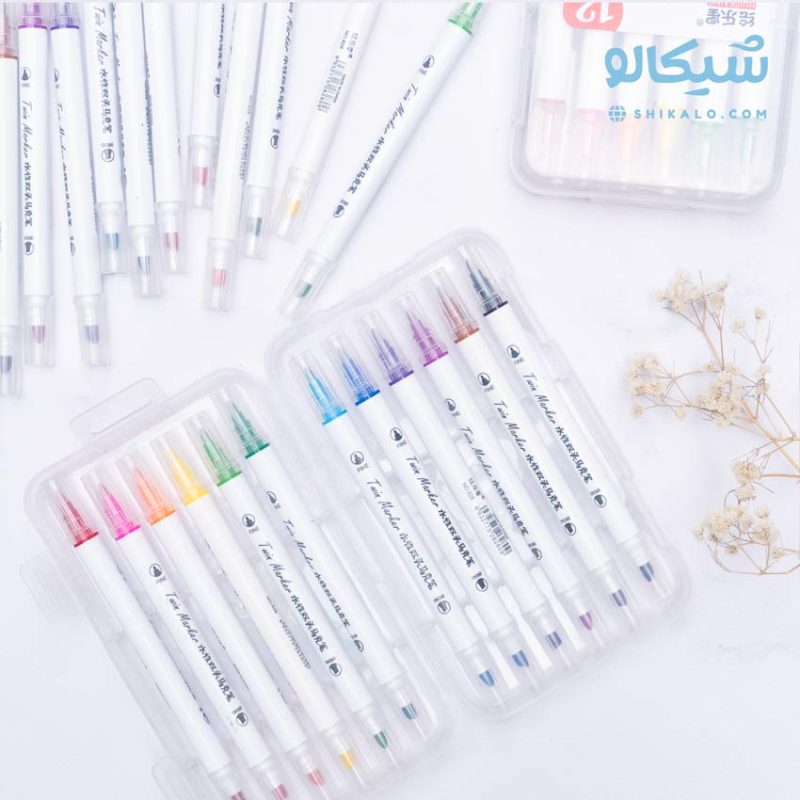 ماژیک 12 رنگ دوسر