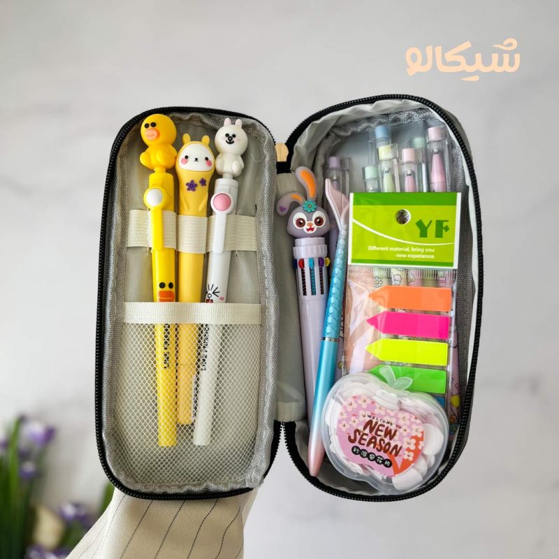 جامدادی چرمی کرومی و ملودی - Image 5