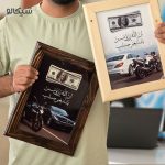 تابلو دکوراتیو طرح ان الله یرزق من یشاء بغیر الحساب مشکی - Image 2