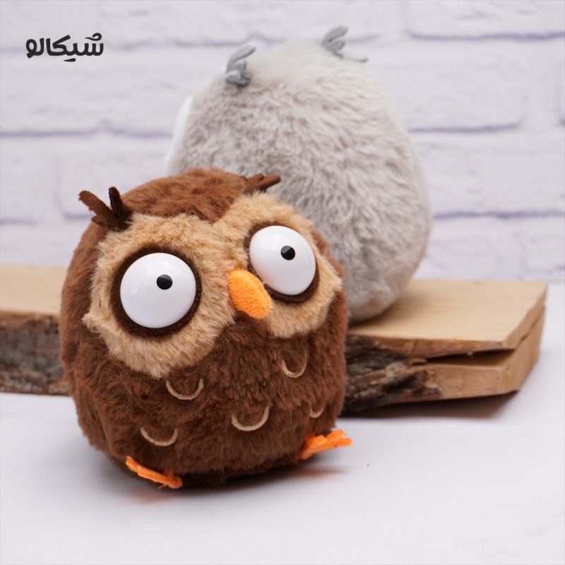 عروسک جغد شاخدار - Image 5