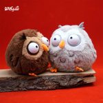 عروسک جغد شاخدار