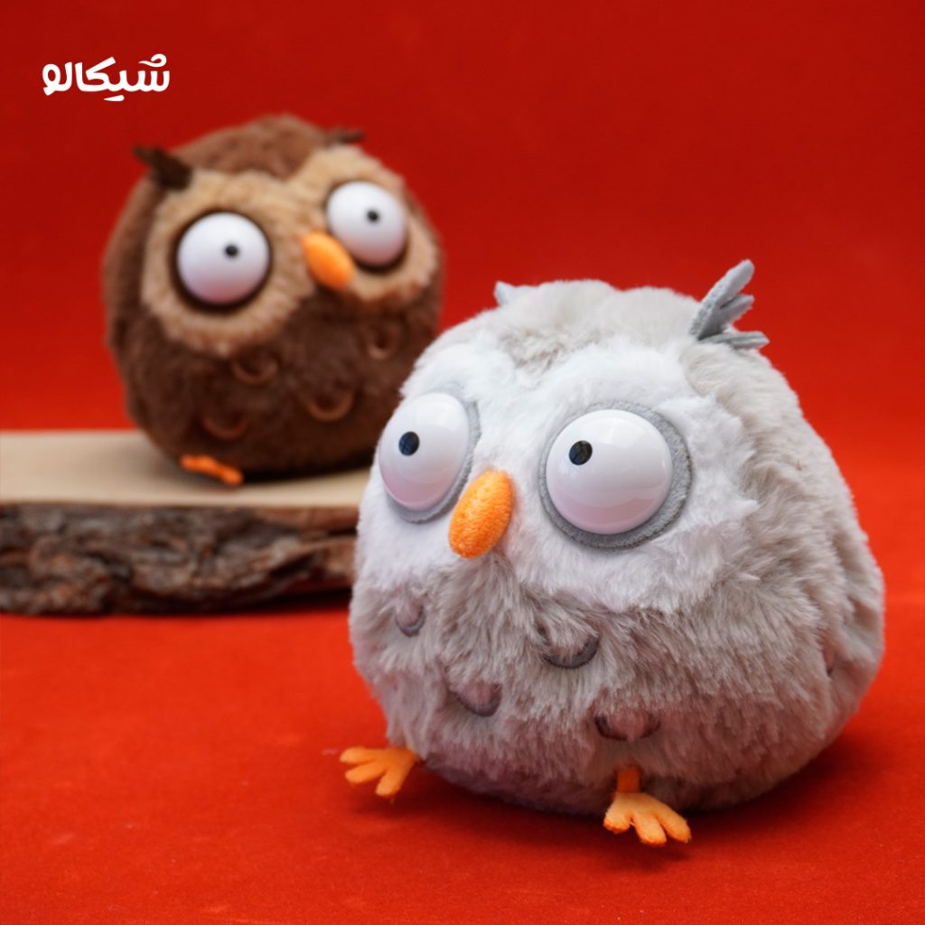 عروسک جغد شاخدار
