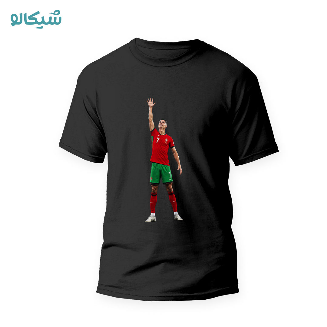 تیشرت-طرح-رونالدو-با-گردنبند تیشرت طرح رونالدو + گردنبند جام جهانی - Image 1