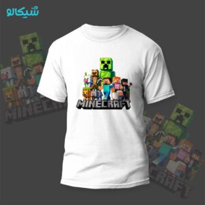 تیشرت طرح ماینکرفت