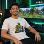 تیشرت طرح ماینکرفت - تصویر 3